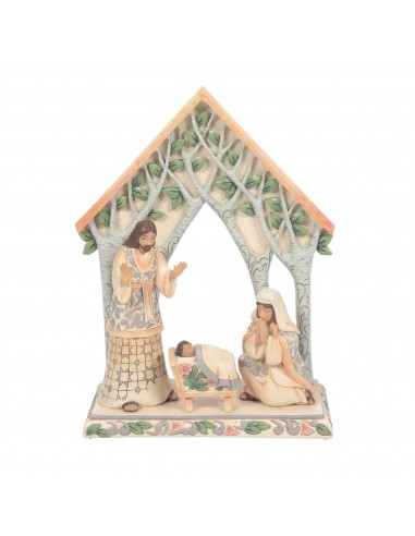 Figurine set Nativité White Woodland - Heartwood Creek l'achat 