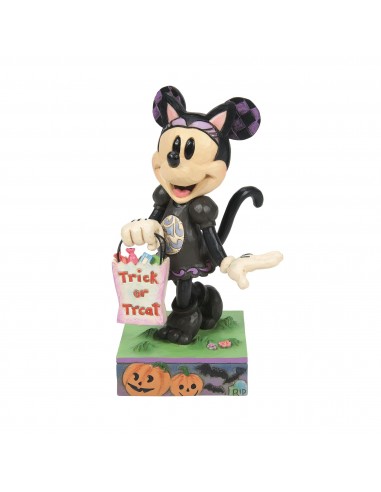 Figurine Minnie Chat Noir Halloween - Disney Traditions offre 