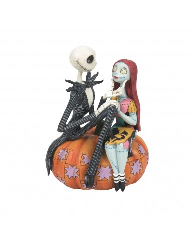 Figurine Jack et Sally Citrouille - Disney Traditions la livraison gratuite