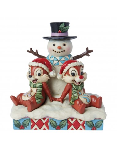 Figurine Tic & Tac Bonhomme De Neige - Disney Traditions vente chaude votre 