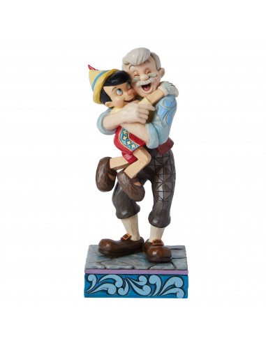 Figurine Pinocchio et Gepetto L'Amour d'un Père - Disney Traditions Amélioration de cerveau avec