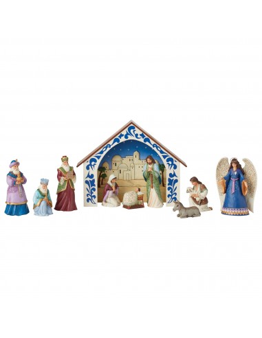 Set de 10 Figurines Nativité - Heartwood Creek Les magasins à Paris