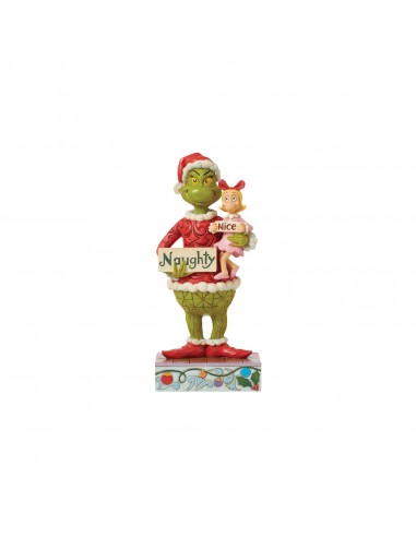 Figurine Grinch et Cindy Lou Pancarte - Grinch by Jim Shore plus qu'un jeu 