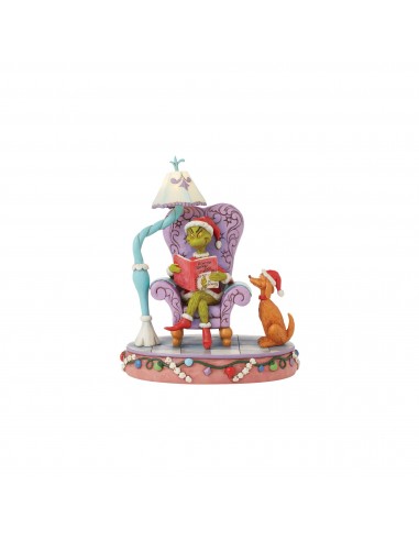 Figurine Grinch et Max Livre - Grinch by Jim Shore acheter