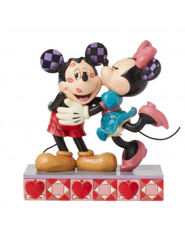 Figurine Mickey et Minnie Câlin - Disney Traditions ou a consommer sur place