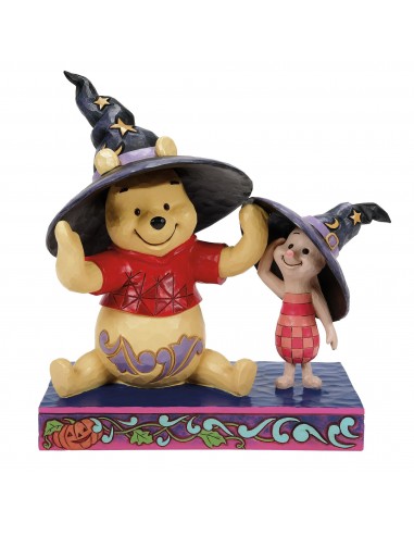 Figurine Winnie l'Ourson et Porcinet Sorciers - Disney Traditions Amélioration de cerveau avec