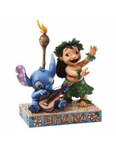 Figurine Lilo et Stitch Ohana signée par JIM SHORE  - Disney Traditions 2 - 3 jours ouvrés.