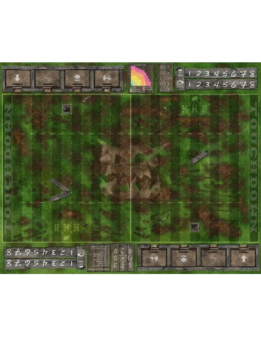 Terrain BLOOD BOWL® : Orques série 1 rembourrage situé sous