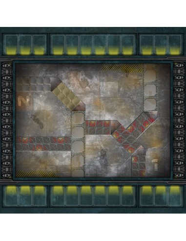 INDUSTRIA SECTORUM KILL TEAM® 22x30 " + emplacements de cartes (total 91x91 cm) hantent personnes