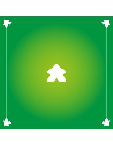 Tapis de Jeux Meeple Vert 90x90 cm pas cher 