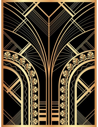 Tapis de Jeux ART DECO Noir 2, 120x90 cm sélection de produits