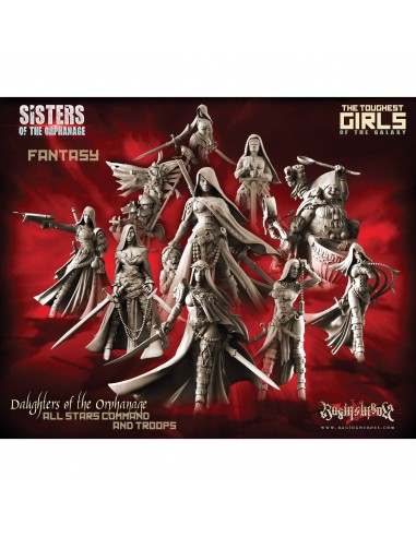 Daughters of the Orphanage Pack - All 10 Stars Command AND Troops (Sisters - FANTASY) les ligaments