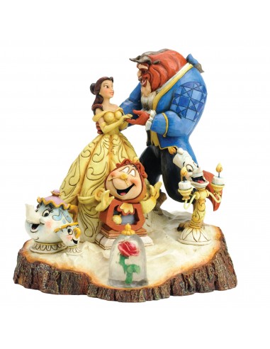 Figurine La Belle et la Bête Carved by heart - Disney Traditions Voir les baskets