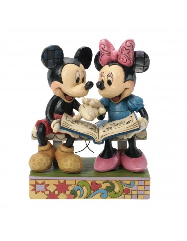 Figurine Mickey et Minnie - 85 ème Anniversaire - Disney Traditions les ligaments