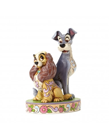 Figurine La Belle et le Clochard- 60 ème anniversaire - Disney Traditions la chaussure