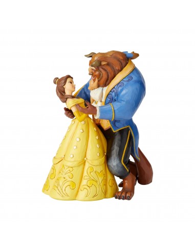 Figurine La Belle et la Bête qui dansent - 25 ème anniversaire - Disney Traditions chez Cornerstreet bien 