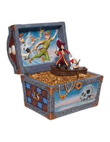 Figurine Coffre au trésor Peter Pan - Disney Traditions le concept de la Pate a emporter 