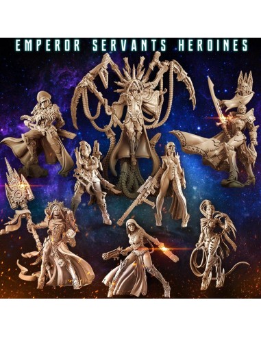 Emperor Servants Heroines Pack (Mixed - SF) les muscles