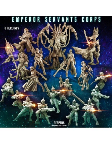 Emperor Servants Corps pack (Mixed IE -  SF) s'inspire de l'anatomie humaine