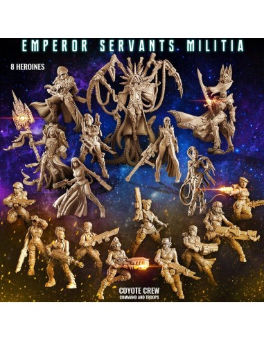 Emperor Servants Militia pack (Mixed JB - SF) Comparez et commandez 