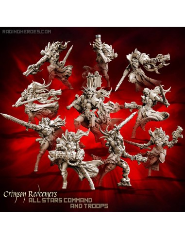 Crimson Redeemers 10 All-Stars – pack of all 10! (SOEM – SF) 50-70% off 