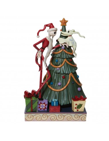 Figurine Jack Skellington et Zero Noël - Disney Traditions des créatures d'habitude