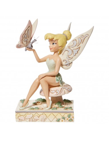 Figurine Fée Clochette White Woodland - Disney Traditions Véritable concentré