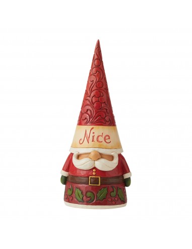 Figurine Gnome de Noël Naughty/Nice - Heartwood Creek 2024