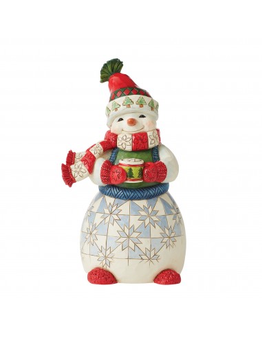 Figurine Bonhomme de neige Chocolat chaud Hallmark Exclusive - Heartwood Creek Venez découvrir notre 