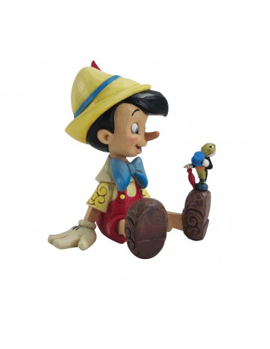 Figurine Pinocchio et Jiminy Cricket - Disney Traditions de pas cher