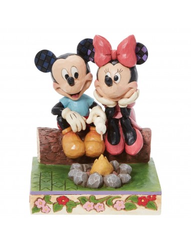 Figurine Mickey et Minnie Feu de camp - Disney Traditions À commander