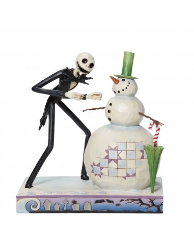 Figurine Jack découvrant un Bonhomme de neige - Disney Traditions Profitez des Offres !