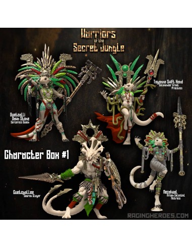 Warriors of the Secret Jungle Characters Box 1 (WSJ - F) une grave pollution 